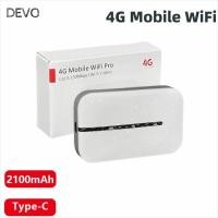 ราคา DEVO เราเตอร์ WiFi มือถือ 4G 150Mbps Pocket WIFI สะดวกถึง 16 ผู้ใช้รองรับซิมการ์ดทั้งหมด บรอดแบนด์มือถือ WiFi มือถือขนาดเล็ก LCD MIFI Hotspot (45851302733)