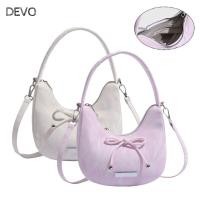 ราคา กระเป๋าสะพาย DEVO ความจุขนาดใหญ่ สไตล์เรียบง่าย สำหรับถือหรือสะพายข้าง (41726354436)