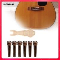 ราคา Srydyxgs2 6 ชิ้น Bridge Pins กีตาร์ Bridge Pins หมุดแบบพกพาชุดซ่อมเปลี่ยน (54351178943)