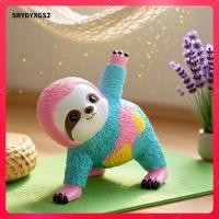 ราคา ตุ๊กตาเรซิ่นรูปปั้นโยคะ Sloth สำหรับตกแต่งโต๊ะทำงานขนาดเล็ก (57350862700)