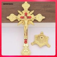 ราคา รูปปั้นพระเยซูบนไม้กางเขนพร้อมขาตั้งที่ถอดออกได้ สำหรับแท่นบูชาและโต๊ะสวดมนต์ (57051173561)