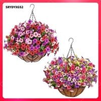 ราคา ตะกร้าแขวนดอกไม้ประดิษฐ์ พืชกับโซ่ถอดออกได้ และส่วนรองจากเส้นใยมะพร้าว กระถางสำหรับสวนกลางแจ้ง ระเบียง หรือตกแต่งบ้าน (55450375264)