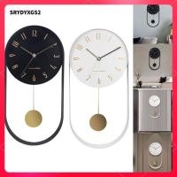 ราคา Srydyxgs2 นาฬิกาแขวนพร้อมนาฬิกาแขวนลูกตุ้มศิลปะเหล็กตกแต่งเงียบแบตเตอรี่ดําเนินการสําหรับตกแต่งห้อง (54951712012)