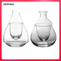 ราคา Srydyxgs2 ขวดเหล้าสีขาวพร้อมขวดเหล้าเครื่องมือทําความเย็นแชมเปญขวดเหล้าแก้วสําหรับ Whisky Brandy (53250356332)