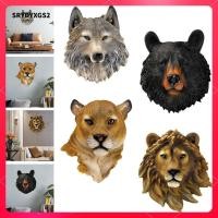 ราคา Srydyxgs2 รูปปั้นตกแต่งผนังหัวสัตว์ 3D บ้านห้องนอนห้องตกแต่งผนังประติมากรรม (52601713812)