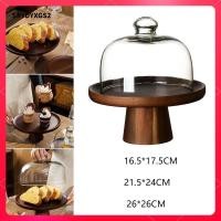 ราคา Srydyxgs2 ขาตั้งเค้กไม้ จานเค้กพร้อมฝาปิด ขาตั้งโชว์ เสิร์ฟงานแต่งงาน (50251694240)