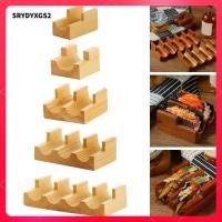 ราคา Srydyxgs2 ที่วางทาโก้ไม้ ถาดซูชิ ขาตั้งโชว์ซาซิมิ ขาตั้งทาโก้ ไม้ทนทาน ทําความสะอาดง่าย เหมาะสําหรับใช้ในบ้าน (50051715202)