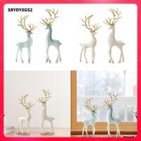 ราคา รูปปั้นกวางเรซิ่นสไตล์นอร์ดิกสำหรับตกแต่งโต๊ะ รถยนต์ และบ้าน (48800374410)