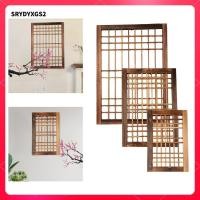 ราคา Srydyxgs2 กรอบหน้าต่าง Yard Trellis ไม้หน้าต่าง Pane Wall Art ตกแต่งประเทศ Farmhouse Decor น้ําหนักเบาสไตล์วินเทจ (46550389884)