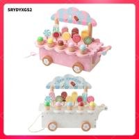 ราคา สริดี้xgs2 ไม้ไอศครีมของเล่นแกล้งเล่นของเล่นครัวการศึกษาไม้ไอติมชุดอาหารชุดของเล่นสําหรับเด็ก3 8ปีชายหญิง (46301727994)