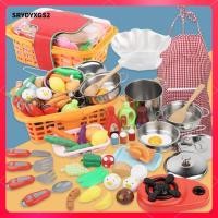 ราคา Srydyxgs2 Kitchen Playset Kids Pretend Play Toy อุปกรณ์เครื่องครัวของเล่นก่อนวัยเรียน (44425918414)