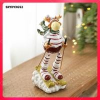 ราคา ตุ๊กตาของตกแต่งคริสต์มาส กวางเรนเดียร์เล่นสกี แบบประติมากรรมโมเสกใหม่ สำหรับตู้ทีวีหรือตู้โชว์ (44374619075)