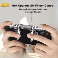 ราคา Z06 6 นิ้วปรับโทรศัพท์ Gamepad สําหรับ PUBG Gaming Controller Shooter Trigger Fire Handle ปุ่มจอยสติ๊กสําหรับ IPhone Android (41773221893)