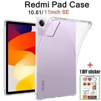 ราคา Redmi Pad SE 11 นิ้ว Redmi Pad 10 61 กันกระแทก TPU ฝาครอบ Redmi Pad Se Redmi Pad พร้อมสติกเกอร์ DIY (44466073924)