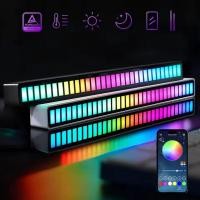 ราคา RGB Music Sync LED Strip 32Bit Voice Activated Smart Light สีสัน Rhythm Light สําหรับ Home Game Party (41522625993)