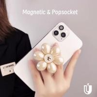 ราคา ด้ามจับโทรศัพท์มือถือแบบแม่เหล็ก Magsafe Popsocket ที่วางโทรศัพท์ดอกไม้ 3D ที่วางโทรศัพท์แบบพับได้น่ารัก (44254399333)