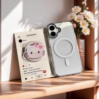 ราคา น่ารัก Sanrio Hello Kittys Magnetic Popsocket ที่วางโทรศัพท์มือถือซ็อกเก็ตกระเป๋ารองรับสําหรับ Magsafe IPhone 16 Magsafe แหวนขาตั้งขยายนิ้ว (29287374618)