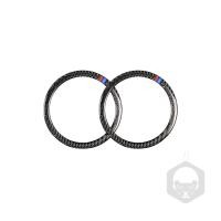 ราคา BMW 07 13 m3 e92 e93 แหวนแตรประตูคาร์บอนไฟเบอร์แหวนตกแต่งเสียง (42565318075)