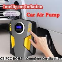 ราคา ใหม่ปั๊มลมไร้สายพลังงานสูงแบบพกพาชาร์จปั๊มลมที่มีจอแสดงผลดิจิตอลแสงมัลติฟังก์ชั่รถรถจักรยานยนต์อุปกรณ์ (43675354181)