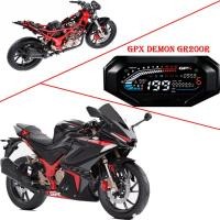ราคา GPX DACOR SA2 รถจักรยานยนต์ DEMON GR200R นาฬิกาจับเวลาประกอบมิเตอร์ LCD ดิจิตอล (42872307654)