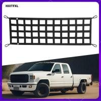 ราคา hxitfxl ตาข่ายขนส่งสินค้าพร้อมตะขอตาข่ายปิดกั้นกระเป๋าเดินทางสําหรับแร็คหลังคา SUV รถพ่วง RV (40826571339)