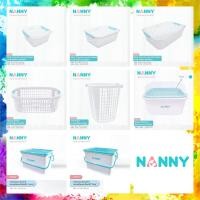 ราคา NANNY ตะกร้าใส่เสื้อผ้าเด็ก กล่องอเนกประสงค์ กล่องคว่ำขวดนม กล่องใส่ของ ตะกร้าใส่ของแนนนี่ (10212153477)