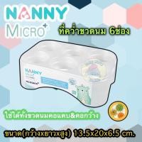 ราคา Nanny Micro กล่องคว่ำขวดนม ที่คว่ำขวดนม 6 ช่อง มี Microban ไมโครแบนด์ ป้องกันแบคทีเรีย ที่เก็บขวดนม (8583150319)