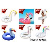 ราคา Sainteve Giant Inflatable UNICORN ห่วงยางเป่าลม ยูนิคอร์น โพนี่ ฟามิงโก้ หงส์ขาว ผู้ใหญ่ ขนาด 120 ซม 48นิ้ว Pool fla (7336629766)