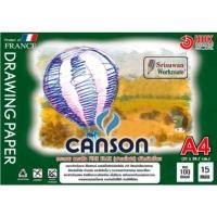 ราคา CANSON แคนสัน สมุดวาดเขียน A4 100ปอนด์ ผิวเรียบ (22849621192)