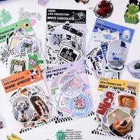 ราคา พร้อมส่ง สติกเกอร์คาเฟ่ ตกแต่ง journal เค้ก วินเทจ ผลไม้ 50 ชิ้น (23849656765)