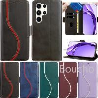 ราคา SAMSUNG ปลอกสําหรับSamsung Galaxy S25 Ultra S24 Plus S23 Ultra S25 FE S22 Ultra S24 FE S21 Ultra S23 FE S25 Edge S21 FE S20 FE Retro Bookกระเป๋าสตางค์หนังขาตั้งผิวกรณี (47550333172)