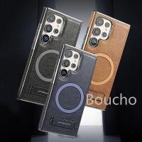 ราคา SAMSUNG สําหรับSamsung Galaxy S25 S24 S23 เคสโทรศัพท์ธุรกิจหรูหราพิเศษพร้อมฟังก์ชั่นผู้ถือสําหรับSamsung Galaxy S25 Plus S24Plus S23Plusปกหลังพร้อมผ้าสักหลาดในตัว (43018968178)