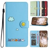 ราคา เคสโทรศัพท์สําหรับ Google Pixel 9a สําหรับ Google Pixel 9 Pro XL Pixel 8 Pro 8a 7a Pixel 7 Pro Pixel 6a แมวน่ารักรูปแบบพลิกหนังปกหลัง (41116442705)