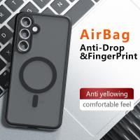 ราคา SAMSUNG Luxury Matteแม่เหล็กสําหรับSamsung Galaxy S25 Edge S24 S23 Plus S22 Ultra S23 FE A36 A26 A56 A16 A06 A55 A35 A25 A15 A14 A24 A34 A54 5Gกันกระแทก (29134107485)