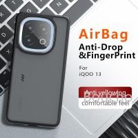 ราคา สําหรับ IQOO 13 12 Pro IQOO13 IQOO12 12Po 5G Matte โปร่งใสเคสโทรศัพท์เกราะกันกระแทกป้องกันลายนิ้วมือกลับปกแข็ง (43958304349)