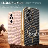 ราคา ปลอกสําหรับ Honor 200 Pro Honor200 Pro 200Pro Honor200Pro 5G คาร์บอนไฟเบอร์รูปแบบ Gold Electroplated Edge เคสโทรศัพท์กันกระแทกป้องกันกลับ Hard Cover (42970967080)