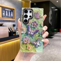 ราคา SAMSUNG สําหรับsamsung Galaxy S24 Ultra S23Ultraภาพวาดสีน้ํามันการ์ตูนช้างผีเสื้อดอกไม้เคสโทรศัพท์สําหรับSamsung Galaxy S23 Plus S24Plus S23Ultraซิลิโคนนุ่มAnti Dropผู้หญิง (27960083201)