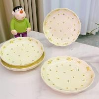 ราคา เครื่องใช้บนโต๊ะอาหารทนอุณหภูมิสูงเกาหลีจานเซรามิกจานกลมจานความจุขนาดใหญ่จานลึก (54750202189)