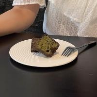 ราคา จานเซรามิค สีขาวบริสุทธิ์จานขนมเรียบง่ายจานเค้กเกาหลีถาดจานซูชิ (42053228925)