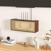 ราคา ไม้เนื้อแข็งหวาย อินเตอร์เน็ตไร้สาย เราเตอร์ไร้สายกล่องเก็บติดผนังติดผนังทีวีกล่องด้านบนชั้นเก็บ (49350693167)