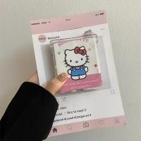 ราคา เหมาะสําหรับ Samsung Galaxy Zflip7 ZFlip6 การ์ตูนน่ารัก Polka Dot Bow KT สร้อยข้อมือแมวเคสโทรศัพท์สําหรับ zflip6 zflip5 zflip4 zflip3 5G Lanyard เปลือกพับ PC ฝาครอบป้องกันแบบแข็ง (41766860242)