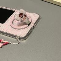 ราคา SAMSUNG สีชมพูเสือดาวพิมพ์ร้องไห้ตุ๊กตาวงเล็บแม่เหล็กกรณีโทรศัพท์เหมาะสําหรับ ซัมซุง กาแลคซี Z พลิก7 6 5 4 3 5กรัมเชือกเส้นเล็กพับฮาร์ดเชลล์สําหรับ ปุราx n3พลิก ผสม2ฝาครอบป้องก (56401623737)