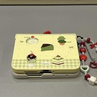 ราคา เหมาะสําหรับ Samsung Galaxy ZFlip7 Zflip6 Matcha สีเขียวขนมเคสโทรศัพท์ Lanyard พับ Hard Shell สําหรับ ZFlip 7 6 5 5G N3Flip MixFlip 2 ShockProof ฝาครอบป้องกัน (54751797268)