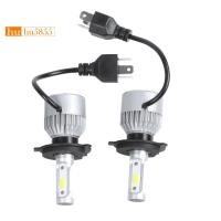 ราคา ขายดี หลอดไฟหน้ารถยนต์ led S2 H4 72W 8000LM Hi Lo Beam 2 ชิ้น (16165309364)
