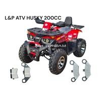 ราคา ผ้าเบรครถเอทีวี ผ้าเบรครถatv 200cc L P ATV HUSKY 200CC ผ้าเบรคหน้า หลัง atv ราคาเป็นชุด (26893295014)