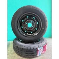 ราคา ยางพร้อมกระทะ 4รู100 145 70 12 ทนแรงดันสูง ยางพร้อมกระทะ 4รู100 ขอบ 12 ขนาด 145 70R12 ยางผ่าน QC ราคาต่อเส้น (24793732261)