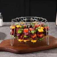 ราคา ชั้นวางย่าง ที่ยึดเสียบ 36 ชั้นวาง ชั้นวางย่างแนวตั้งสแตนเลส เหมาะสำหรับอุปกรณ์เสริมหม้อทอดไร้น้ำมัน Y28 (51950222403)