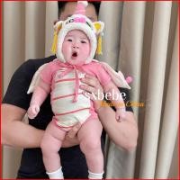 ราคา BodySuit สีชมพูรูปมังกรสำหรับเด็ก พร้อมชุดวันหยุดฤดูร้อนใหม่ (50451647339)