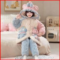 ราคา ชุดนอนเด็กแบบควิลท์ พร้อมเสื้อคลุมอาบน้ำ สำหรับทารกในบ้าน (42626559292)