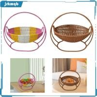 ราคา jrkmqb ตะกร้าผลไม้ทอตกแต่งผู้ถือผลไม้อเนกประสงค์ถาดเสิร์ฟตะกร้า (40716808323)
